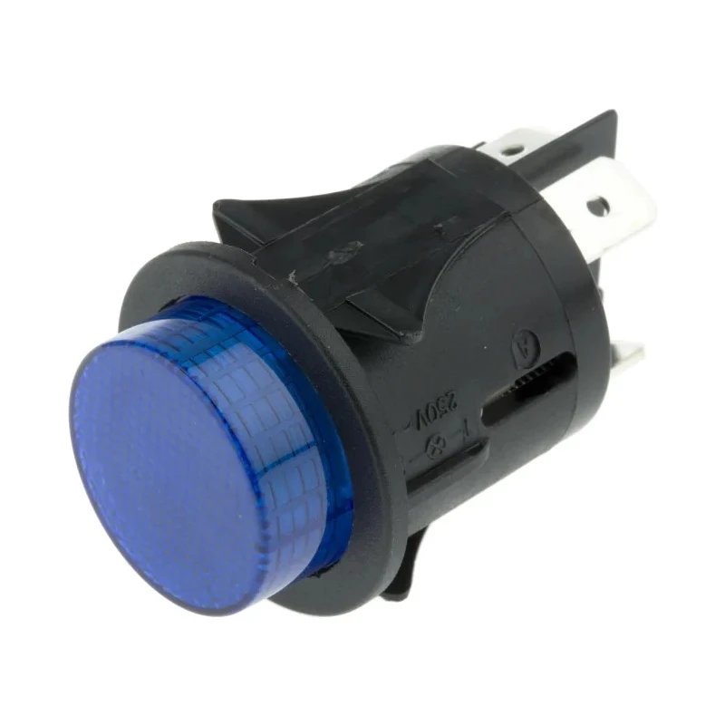 RS PRO Illuminated Push Button Switch, Latching, Panel Mount, DPST, 25 mm Cutout, IP40 IP67, 250 V AC 10A 528-7808