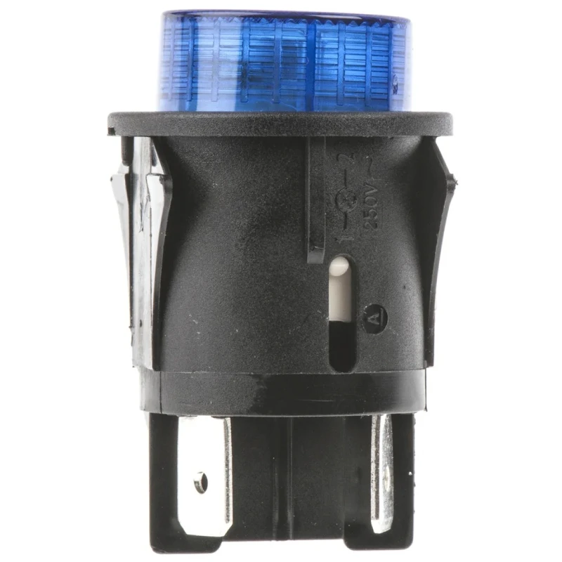 RS PRO Illuminated Push Button Switch, Latching, Panel Mount, DPST, 25 mm Cutout, IP40 IP67, 250 V AC 10A 528-7808