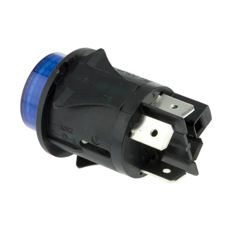 RS PRO Illuminated Push Button Switch, Latching, Panel Mount, DPST, 25 mm Cutout, IP40 IP67, 250 V AC 10A 528-7808
