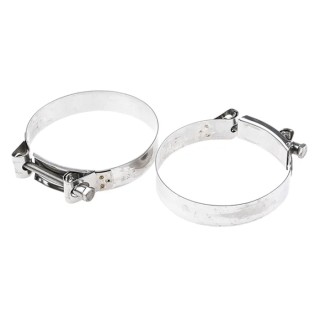 MIKALOR Wide Band Stainless Steel Hose & Jubilee Clip M0301325-1