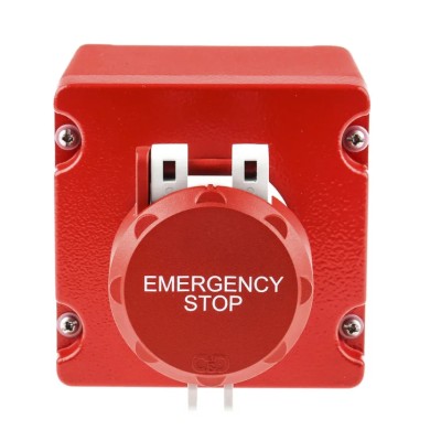 Craig & Derricott EMSH Series Pull Release Emergency Stop Push Button Surface Mount SPDT IP65 EMSH/P/F1/MR/CO