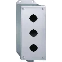 Schneider Electric Stainless Steel Harmony Push Button Enclosure 1 Hole 30mm Diameter 9001KYSS1