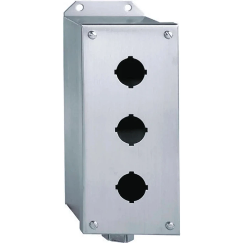 Schneider Electric Stainless Steel Harmony Push Button Enclosure 1 Hole 30mm Diameter 9001KYSS1