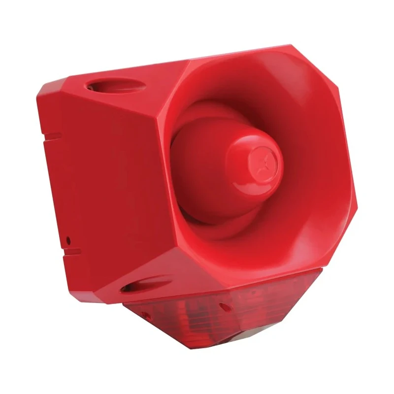 Eaton Asserta Series Red Sounder-Beacon Combination IP66 30V DC Wall Mount 122 dB 42 Tones 