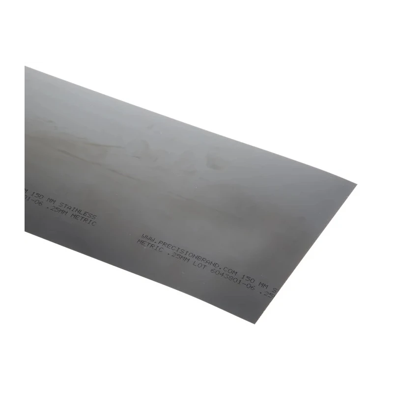 RS PRO Stainless Steel Shim 1.25 m x 150 mm x 0.25 mm 518-857
