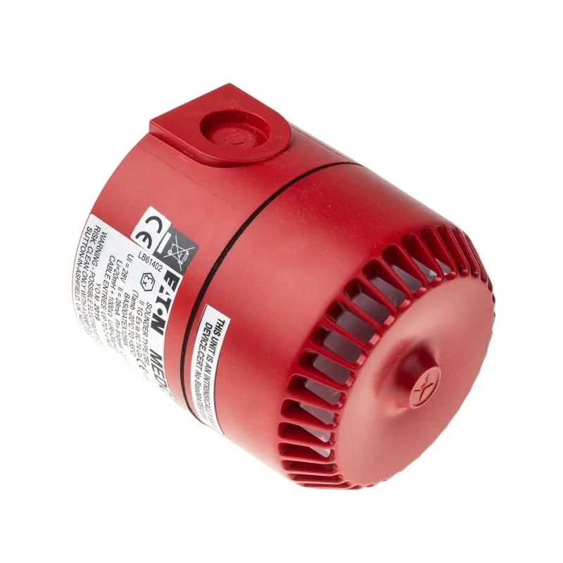 Eaton DB5 Series Electronic Sounder Surface Mount Red Housing ABS IP65, 24V DC, 24-Tone 100dB @ 1m IP65