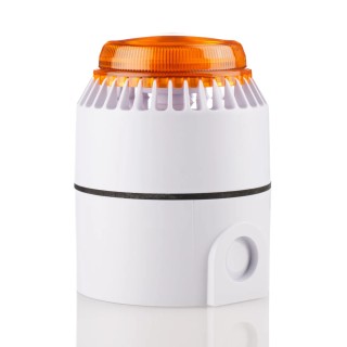 Eaton Amber Sounder-Beacon Combination, IP54, IP65, 24V DC, 101 dB @ 1m, Electronic Sounder Beacon 640024FULL-0078X