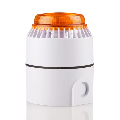 Eaton Amber Sounder-Beacon Combination, IP54, IP65, 24V DC, 101 dB @ 1m, Electronic Sounder Beacon 640024FULL-0078X