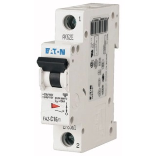 Eaton xEffect Miniature Circuit Breaker 1-Pole 20A Type S 230V AC 10kA Breaking Capacity 278613 FAZ-S20/1