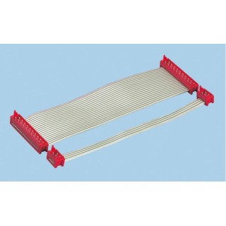 TE Connectivity Micro-MaTch Series Ribbon Cable Flat Ribbon 1.27 mm Pitch 6 Conductors 100 mm Length 1483351-1