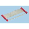 TE Connectivity Micro-MaTch Series Ribbon Cable Flat Ribbon 1.27 mm Pitch 6 Conductors 100 mm Length 1483351-1