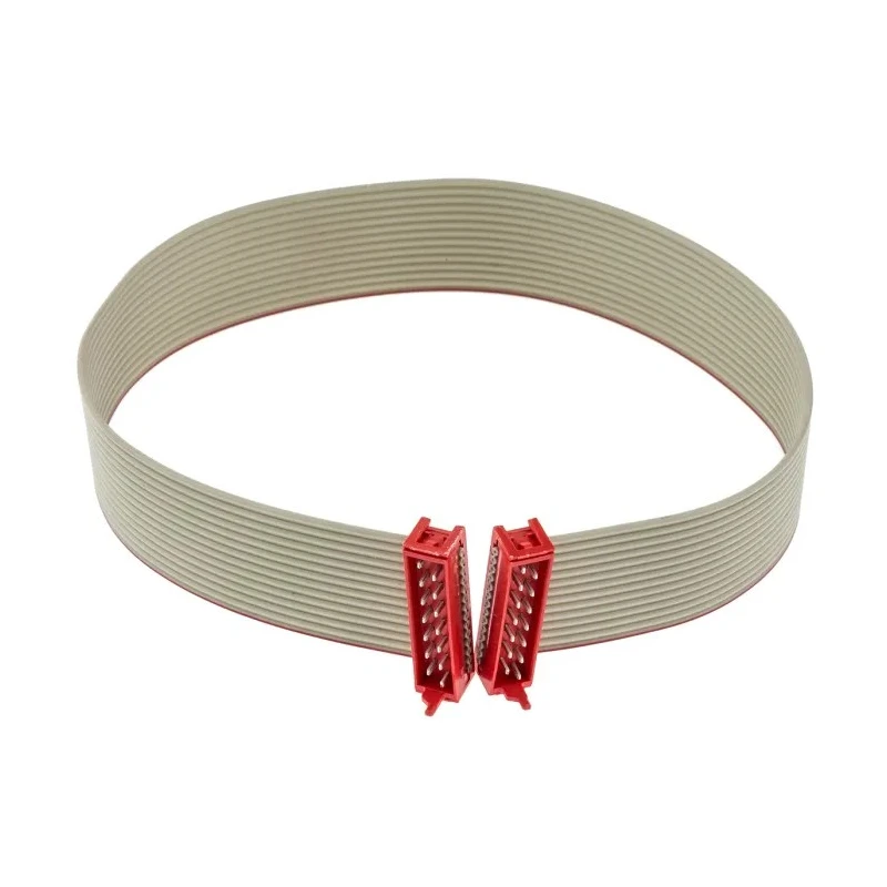 TE Connectivity Micro-MaTch Series Flat Ribbon Cable 1.27 mm Pitch 14 Conductors 250 mm Length 1483355-3