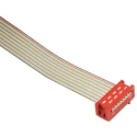 TE Connectivity Micro-MaTch Series Ribbon Cable Flat Ribbon 1.27 mm Pitch 8 Conductors 250 mm Length 1483352-3