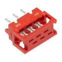 TE Connectivity 6-Way IDC Connector Male for Through Hole, 2 Row, 1.5A, 100V, Micro-MaTch Series 7-215570-6