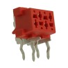 TE Connectivity Micro-MaTch Series Right Angle Through Hole PCB Socket, 4-Contact, 2 Row, 2.54 mm Pitch, 230V 7-215460-4