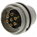 Lumberg 7 Pole Straight M16 DIN Plug Wall Mount Male Threaded Connector 5A 250V ac IP68 0314 07