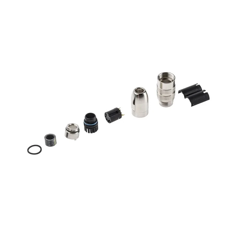 Lumberg 5 Pole Straight M16 DIN Socket Shielded Threaded Cable Female 5A 60V AC IP68 0322 05