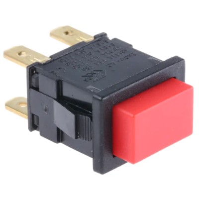 Arcolectric (Bulgin) Ltd 8300 Series Push Button Switch, Latching, Panel Mount, 12.9 mm Cutout, DPDT, IP65, 250 H8350ABAADT