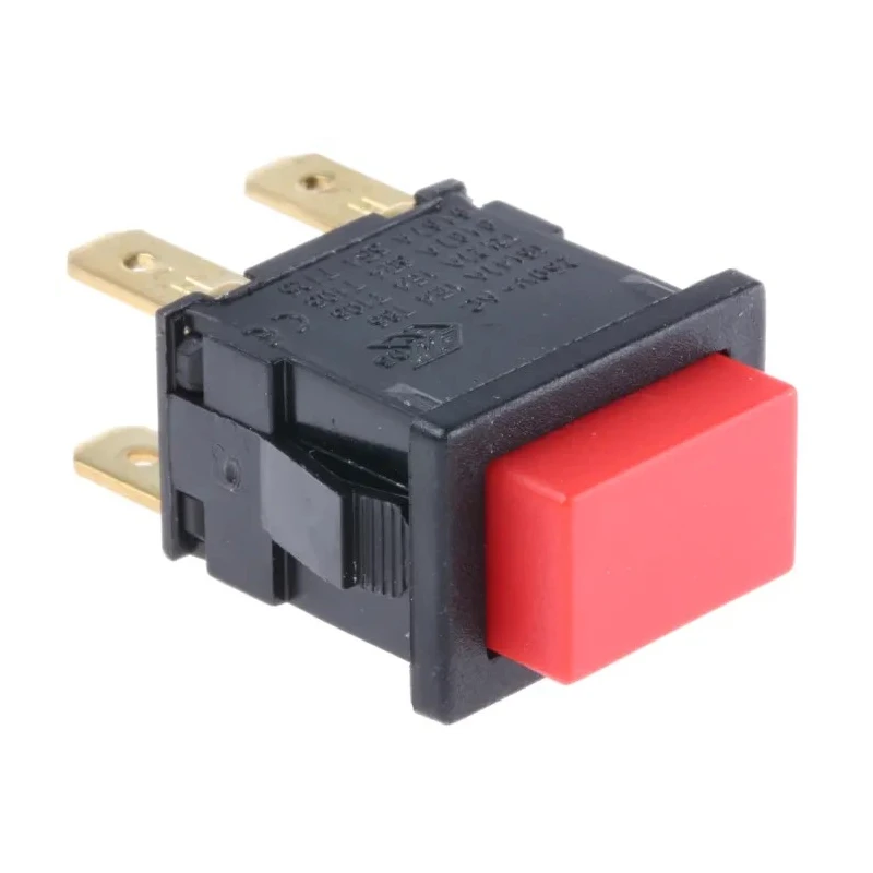 Arcolectric (Bulgin) Ltd 8300 Series Push Button Switch, Latching, Panel Mount, 12.9 mm Cutout, DPDT, IP65, 250 H8350ABAADT