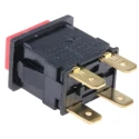 Arcolectric (Bulgin) Ltd 8300 Series Push Button Switch, Latching, Panel Mount, 12.9 mm Cutout, DPDT, IP65, 250 H8350ABAADT