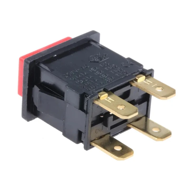 Arcolectric (Bulgin) Ltd 8300 Series Push Button Switch, Latching, Panel Mount, 12.9 mm Cutout, DPDT, IP65, 250 H8350ABAADT