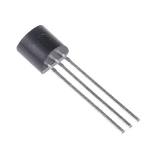 Texas Instruments Voltage Output Temperature Sensor, Through Hole Mount, Analogue, ±0.2°C Accuracy, 3-Pin TO-92 LM35