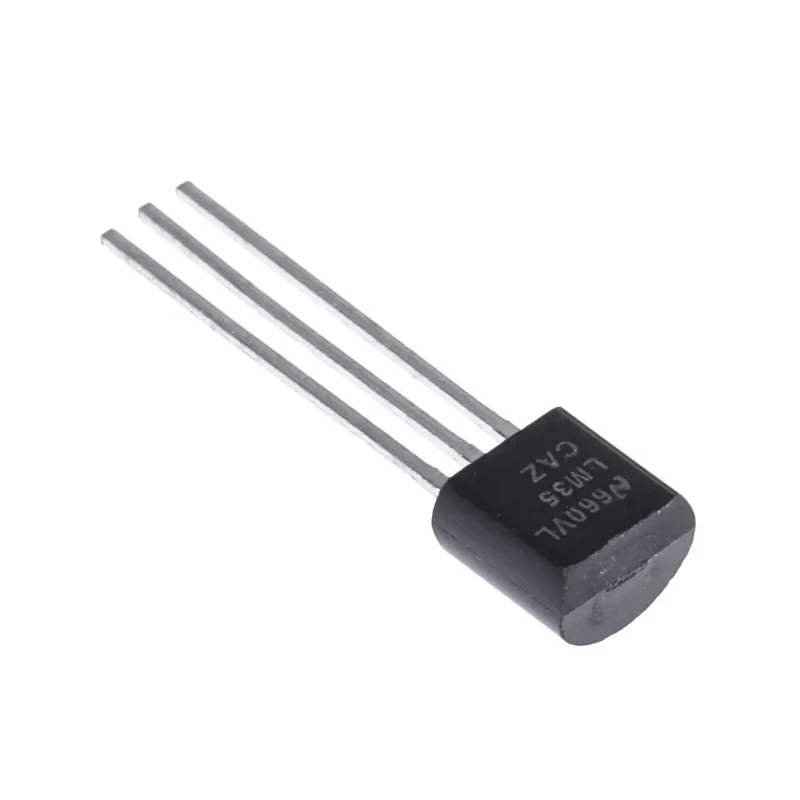 Texas Instruments Voltage Output Temperature Sensor, Through Hole Mount, Analogue, ±0.2°C Accuracy, 3-Pin TO-92 LM35