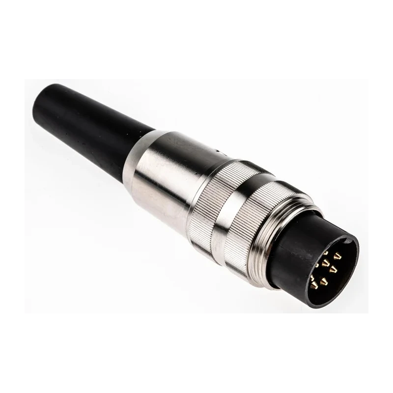 Lumberg 8 Pole Straight M16 DIN Plug, 60V AC, 5A, Threaded Cable Male Connector SV 81