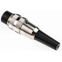 Lumberg 8 Pole Straight M16 DIN Plug, 60V AC, 5A, Threaded Cable Male Connector SV 81