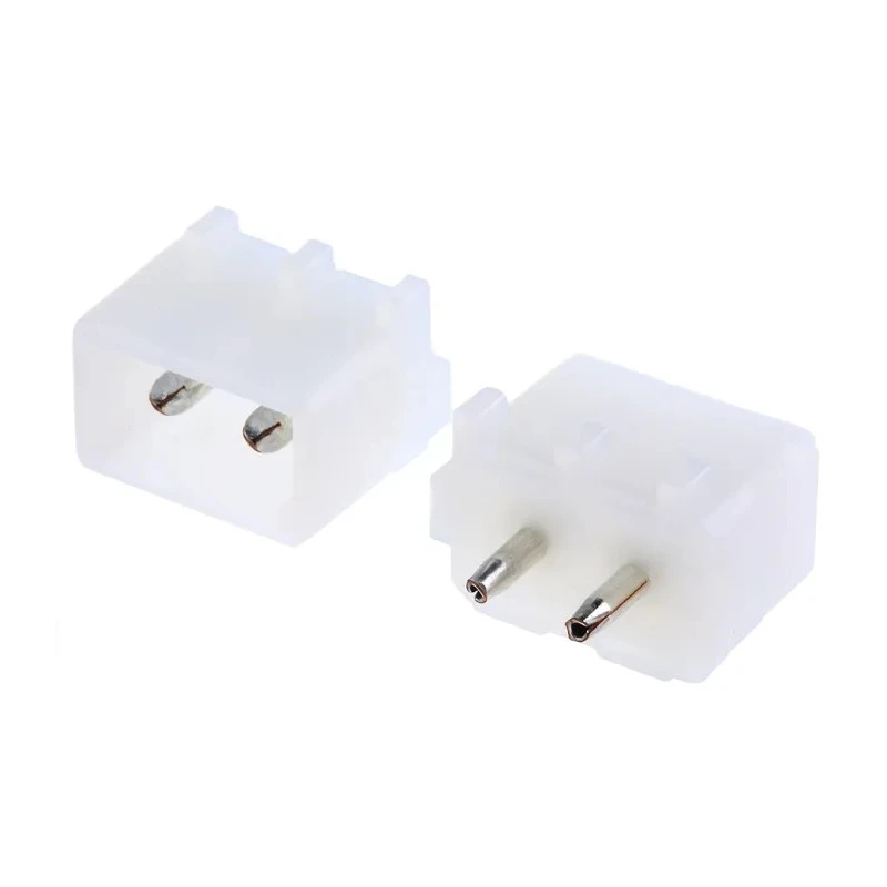 TE Connectivity Commercial MATE-N-LOK Series Straight Through Hole PCB Header 2 Contact 5.08 mm Pitch 1 Row 350209-1