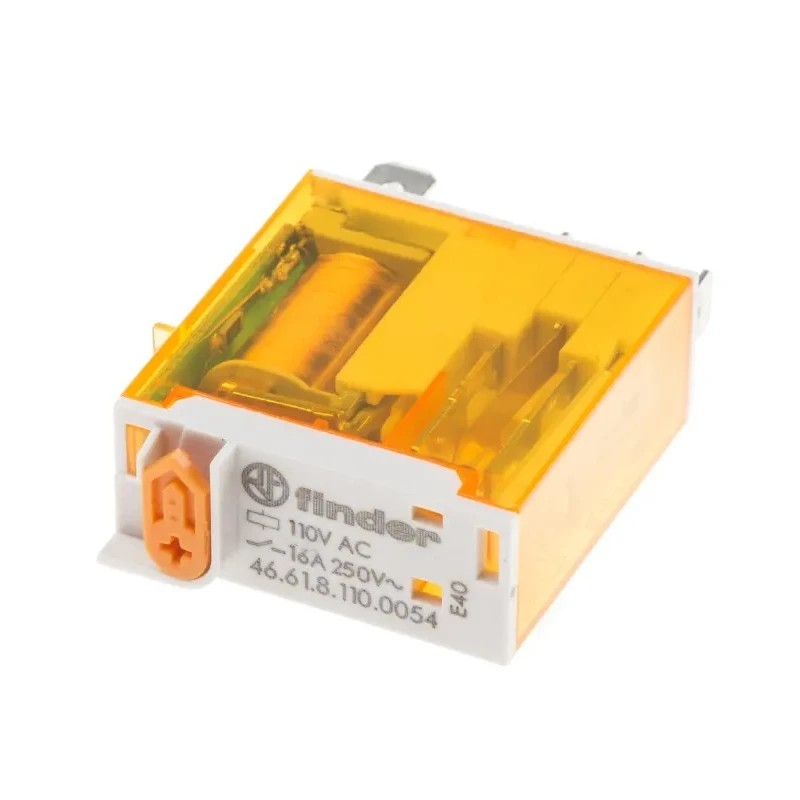 Finder PCB Power Relay 110V AC Coil 16A Switching Current SPDT 46.61.8.110.0054