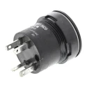 EAO 84 Series Illuminated Push Button Switch Momentary Panel Mount SPST 22.5 mm Cutout IP67 42 V dc K84-603.4015