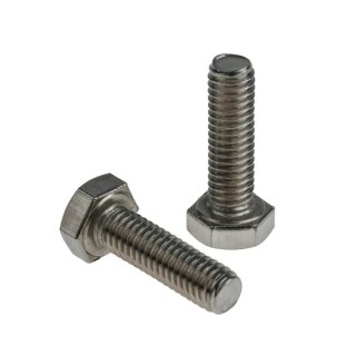 RS PRO Stainless Steel Hex Bolt M6 x 20 mm, A2 Type 304 Corrosion Resistant DIN 933 520-138
