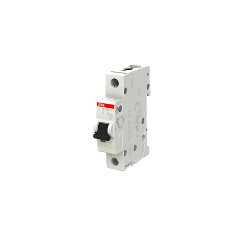ABB System Pro M Compact Miniature Circuit Breaker, 1-Pole, 6A, Type C, 253V AC, 72V DC, 10kA 2CDS271001R0064 S201M-C6