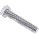 RS PRO Stainless Steel Hex Bolt M8 x 40 mm DIN 933 520-239