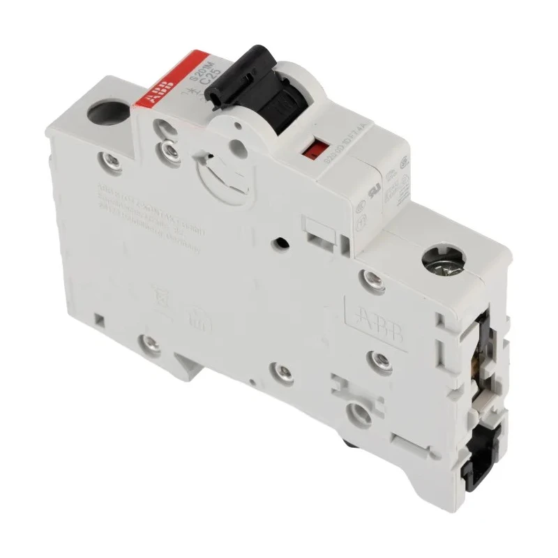ABB Miniature Circuit Breaker System Pro M Compact 1-Pole 25A Type C 253V AC 72V DC 10kA Breaking 2CDS271001R0254 S201M-C25