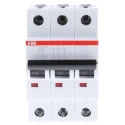 ABB System Pro M Compact Miniature Circuit Breaker 3-Pole 10A Type C 440V AC 12V DC 10kA Breaking 2CDS273001R0104 S203M-C10