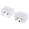 TE Connectivity Commercial MATE-N-LOK Series Straight Through Hole PCB Header, 2 Contacts, 5.08 mm Pitch, 1 Row 350209-1