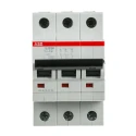 ABB System Pro M Compact Miniature Circuit Breaker 3-Pole 32A Type C 440V AC 12V DC 10kA Breaking 2CDS273001R0324 S203M-C32