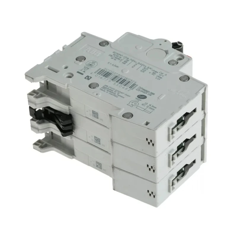 ABB System Pro M Compact Miniature Circuit Breaker 3-Pole 32A Type C 440V AC 12V DC 10kA Breaking 2CDS273001R0324 S203M-C32