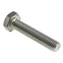 RS PRO Stainless Steel Hex Bolt M10 x 50 mm, DIN 933, A2 Type 304 Corrosion Resistant 520-302