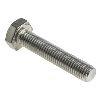 RS PRO Stainless Steel Hex Bolt M10 x 50 mm, DIN 933, A2 Type 304 Corrosion Resistant 520-302