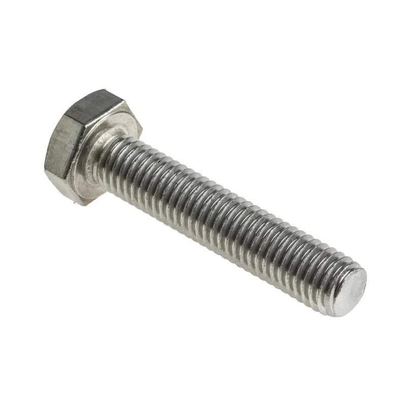 RS PRO Stainless Steel Hex Bolt M10 x 50 mm, DIN 933, A2 Type 304 Corrosion Resistant 520-302