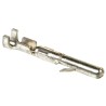 TE Connectivity Commercial MATE-N-LOK Series Male Crimp Terminal, Tin Plated Brass, 22 AWG Min Solder, 18 AWG Max 163558-2