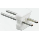 TE Connectivity MTA-100 Series Straight Through Hole Pin Header 2 Contact 2.54 mm Pitch 1 Row Unshrouded 640452-2