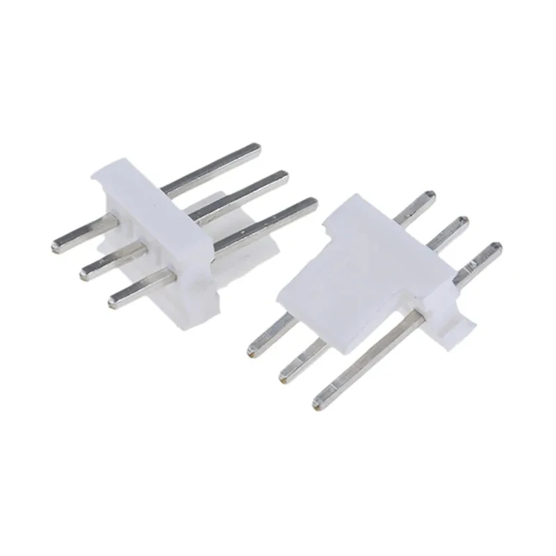 TE Connectivity MTA-100 Series Straight Through Hole Pin Header, 3 Contacts, 2.54 mm Pitch, 1 Row, Unshrouded 640454-3