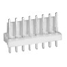 TE Connectivity MTA-100 Series Straight Through Hole Pin Header 8 Contact 2.54 mm Pitch 1 Row Unshrouded 640454-8