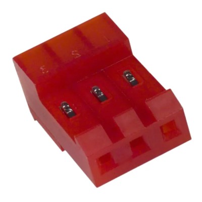 TE Connectivity 3-Way IDC Connector Female for Cable 1 Row 3.96mm Pitch 7A 600V AC MTA-156 3-640428-3