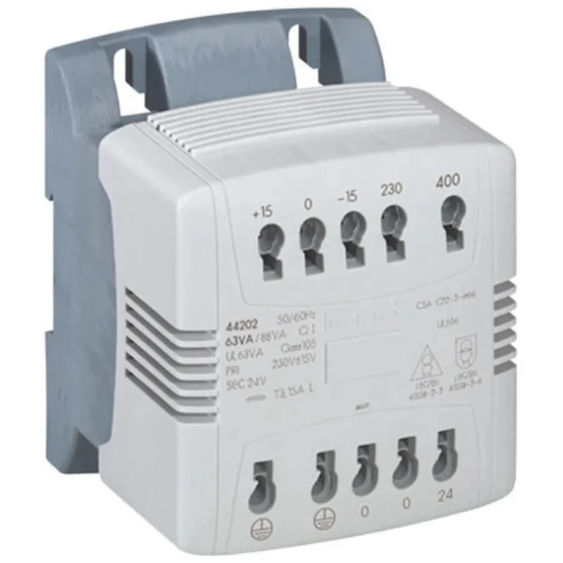 Legrand Chassis Mount Transformer Primary Voltage 230 to 400 V Fixing Hole Diameter 11mm Model 0 442 66