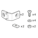 Legrand Enclosure Accessory Zamak Hinge for Use with Atlantic Enclosure 0 358 07